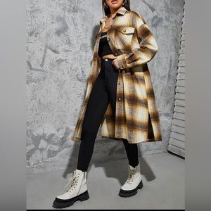 Plaid Overcoat